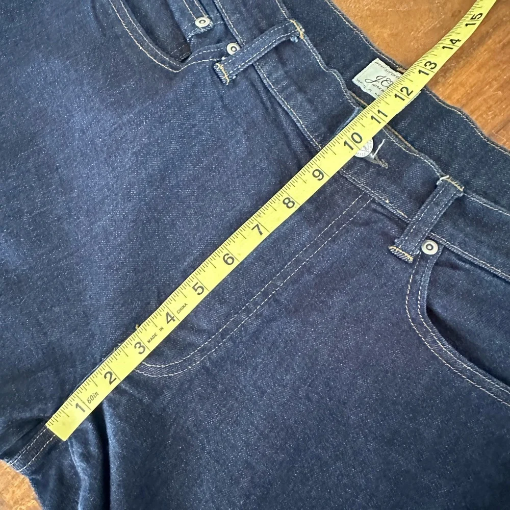 J. Crew 1040 dark wash stretch cotton denim jeans size 35‎ x 30 Style BB410
